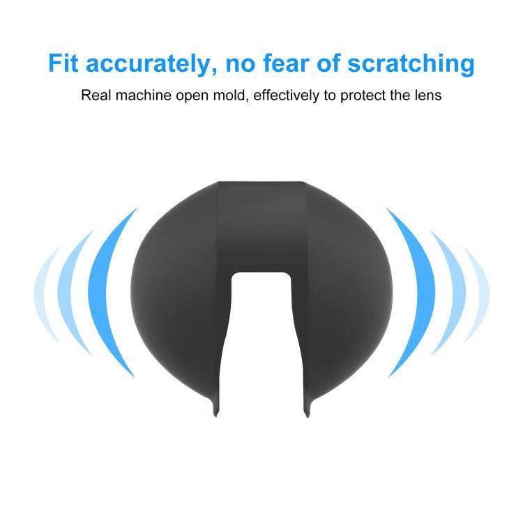 Capac de protecție a lentilei din silicon pentru Shadow Stone Insta360 X5 – Puluz Fat Cow (Model Pu766)