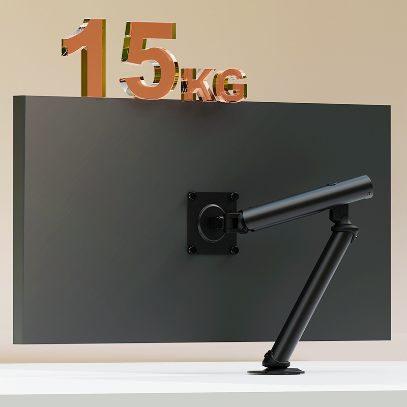 Držač monitora s plinskim amortizerom, nosivost 12 kg, model M6, tip podizanja, težina 2.23 kg, materijal: lim