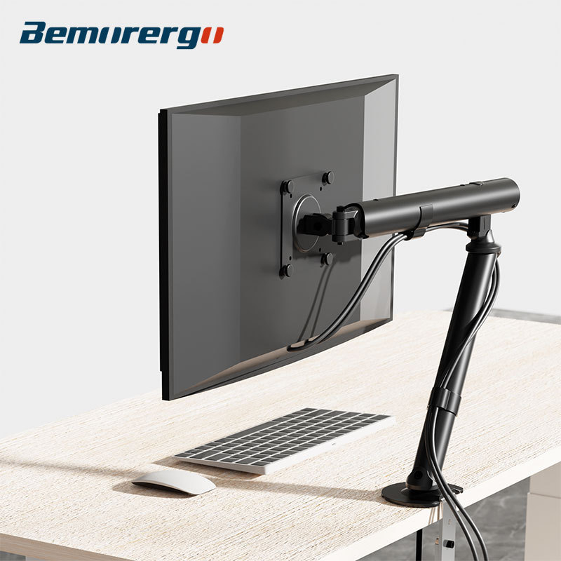 Držač monitora s plinskim amortizerom, nosivost 12 kg, model M6, tip podizanja, težina 2.23 kg, materijal: lim