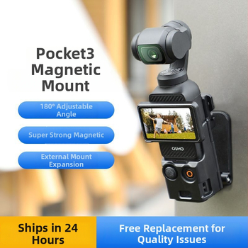 Bază magnetică pentru Osmo Pocket 3 – reglaj la unghiuri multiple, extensie pentru cameră pe birou, OP3-MB01