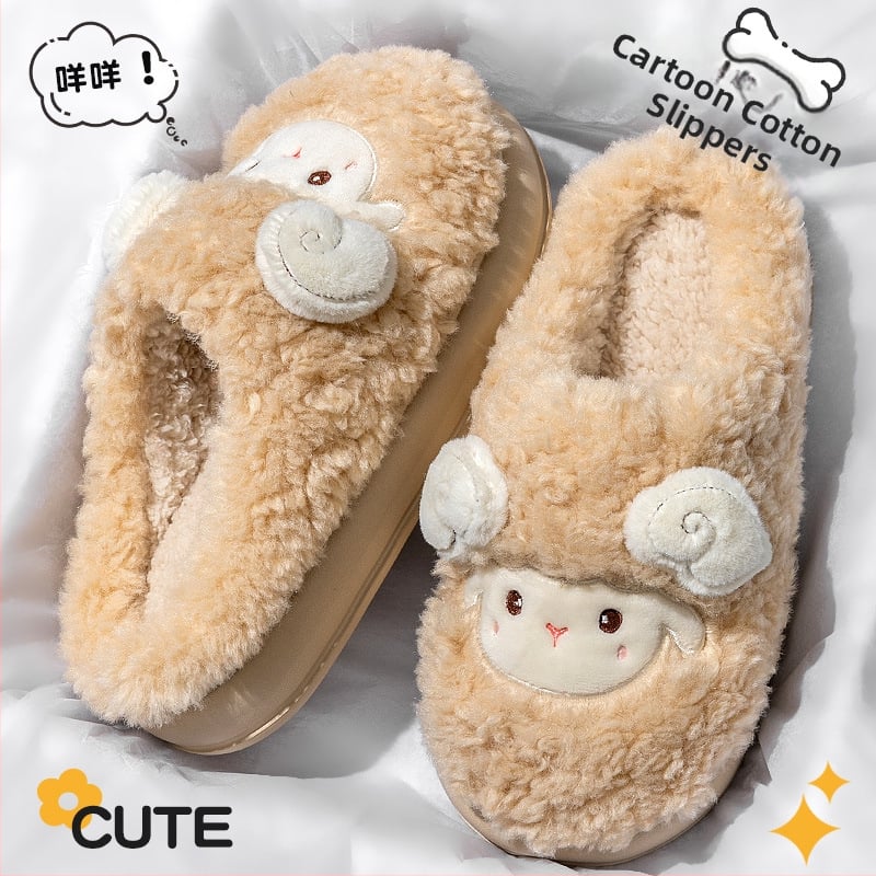 Унисекс зимни чехли с връх от замш, пухена подплата, EVA подметка, антихлъзгаща подметка, височина на тока около 3.5 cm