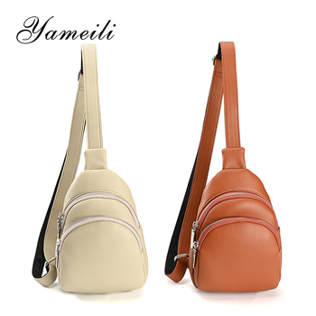 PU višefunkcionalna torbica za prsa/stražnji pojas/preko ramena – nacionalni stil, zatvarač, unutarnji džepovi: džep sa zatvaračem i džep za telefon, brend Amelia