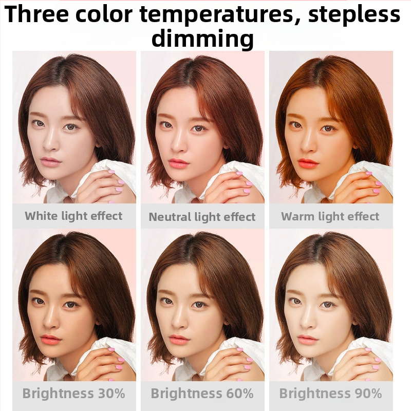 Prenosné svetlo pre fotografovanie pre telefón (Youguang RL-6/RL-8/RL-10/RL-12) – stmievateľné, nastaviteľná farebná teplota a jas