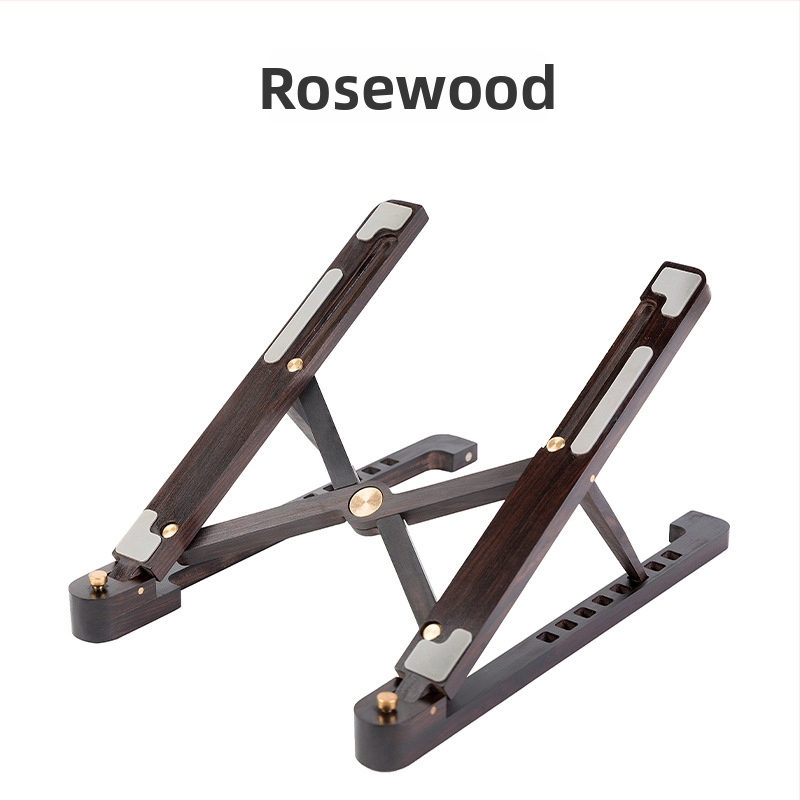 Stojan na notebook – drevený, skladateľný, model HH-0123, univerzálna kompatibilita