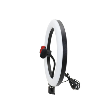 LED kružno svjetlo - prenosno osvjetljenje za selfie/ljepotu/fotografiju - 5V, 16–32W, temperatura boje 3500–6500K, regulacija svjetline