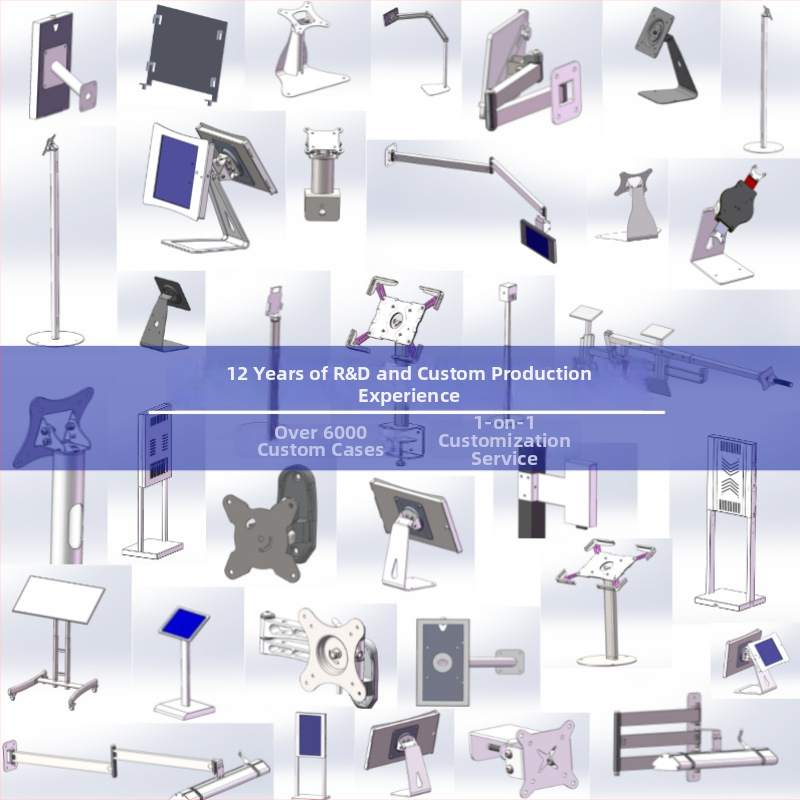 Peacemounts UTSD02E13 stojan na tablet, otočný, kompatibilný s VESA, 2,3 kg, kompatibilný s modelom 22676355344