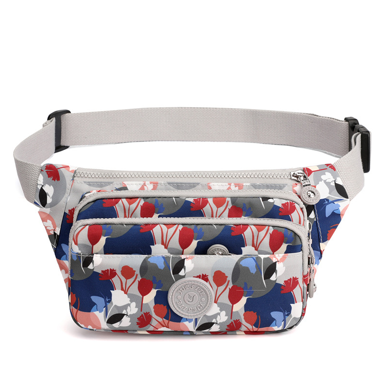 Dámska nylonová taška cez rameno v mestskom minimalistickom štýle, zapínanie na zips, vnútorné vrecká: zipsové vrecko, vrecko na telefón, vrecko na ID, malé zipsovacie vrecko, polyesterová podšívka