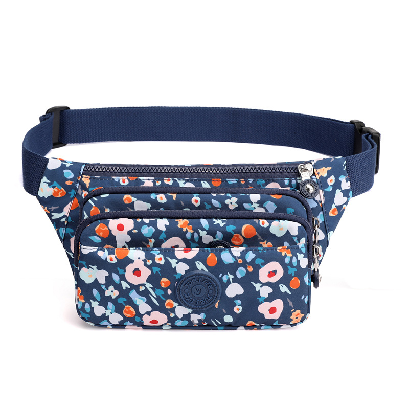 Dámska nylonová taška cez rameno v mestskom minimalistickom štýle, zapínanie na zips, vnútorné vrecká: zipsové vrecko, vrecko na telefón, vrecko na ID, malé zipsovacie vrecko, polyesterová podšívka