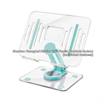 Akrylátový držiak na tablet so otočným sklápacím dizajnom, stolová podpora, kompatibilný s modelmi iPad, iPhone a iPod