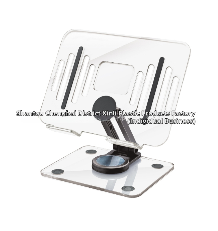 Akrylátový držiak na tablet so otočným sklápacím dizajnom, stolová podpora, kompatibilný s modelmi iPad, iPhone a iPod