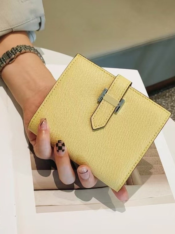 Портфейл за карти от естествена кожа с текстура на дланта, дишащ, изключително лек и разширяем