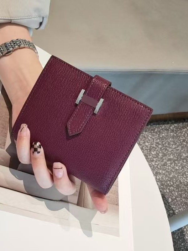 Портфейл за карти от естествена кожа с текстура на дланта, дишащ, изключително лек и разширяем