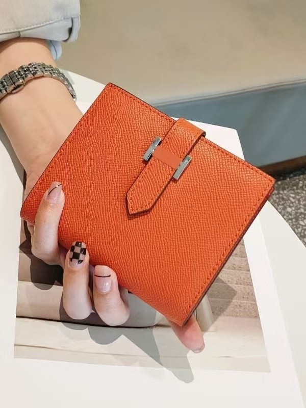 Портфейл за карти от естествена кожа с текстура на дланта, дишащ, изключително лек и разширяем