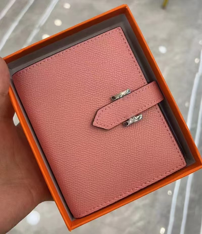 Портфейл за карти от естествена кожа с текстура на дланта, дишащ, изключително лек и разширяем