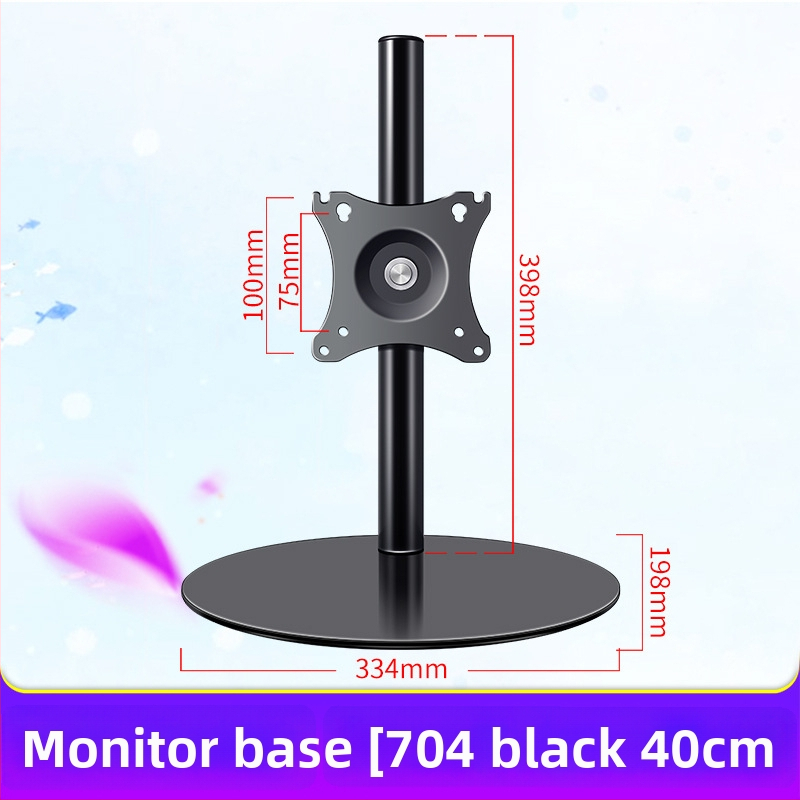 Monitora statīvs darbam ar 360° rotāciju, bez urbšanas stiprinājuma, galda pacēlājs