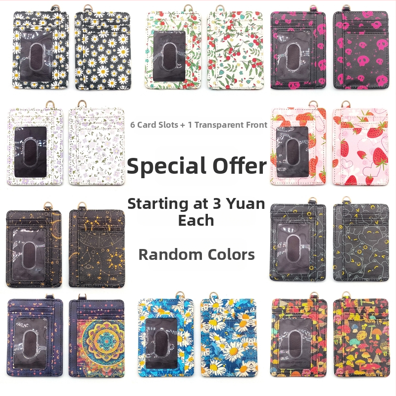 Ženská kožená kartová peňaženka v čínskom štýle s kovovým zipsom na mince, 12+2 priehradky na karty, kvetinový vzor, jar 2024