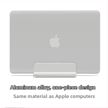 Stojan na notebook vertikálny, z hliníkovej zliatiny, univerzálny, model 2, hmotnosť 470 g