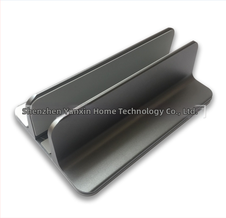 Stojan na notebook vertikálny, z hliníkovej zliatiny, univerzálny, model 2, hmotnosť 470 g