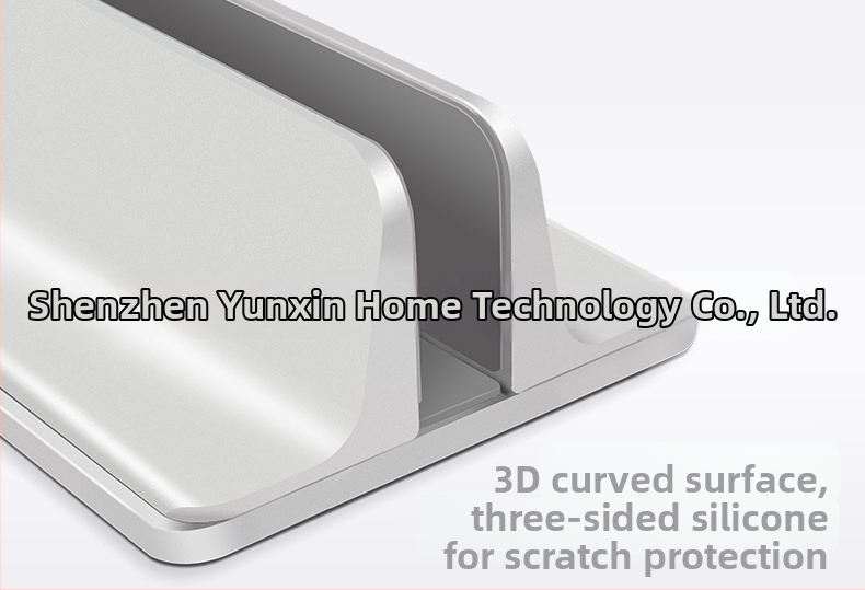 Stojan na notebook vertikálny, z hliníkovej zliatiny, univerzálny, model 2, hmotnosť 470 g