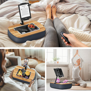 Suport pentru tabletă - pliabil, montaj pe birou/pat, Compatibil cu modelele iPad/iPhone/iPod, greutate 1,87 kg, OEM