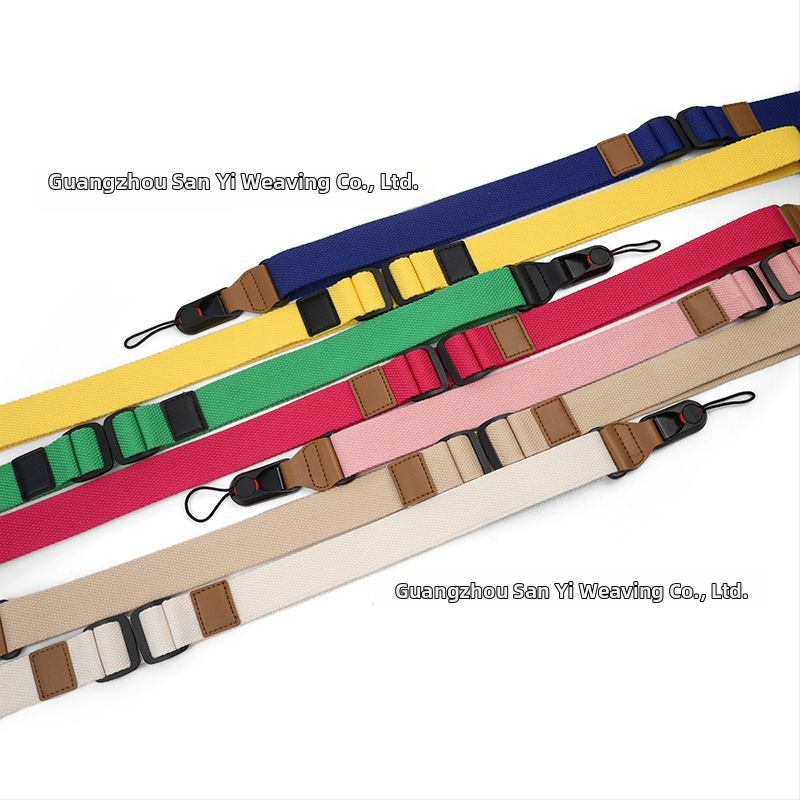 Kamerový popruh s rýchlym uvoľnením – Saiyi Quick-Release Strap; kompatibilný s GoPro, DSLR Canon/Nikon a Sony/Fujifilm/Sigma/Olympus bez zrkadlovky – Polyesterovo-bavlnený materiál, nosnosť 2–5 kg