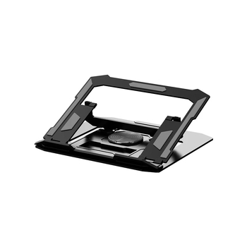 Laptoptartó állvány 360°-os forgással, összecsukható kialakítással és hűtési támogatással, modell 277, 980 g