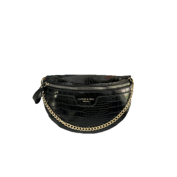 PU mestská cezramenná taška na pás s vreckom na zips a polyesterovou podšívkou, jar 2025