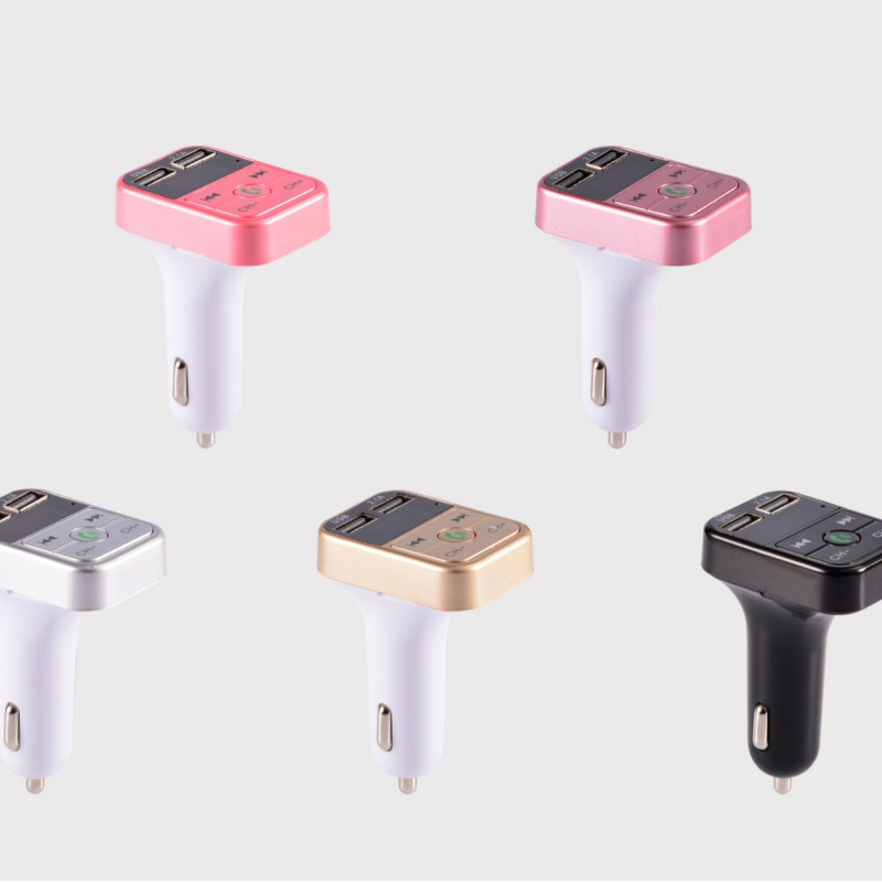 Автомобилен FM трансмитер MP3 плеър USB, модел B8, 12-24V, тегло 68 г