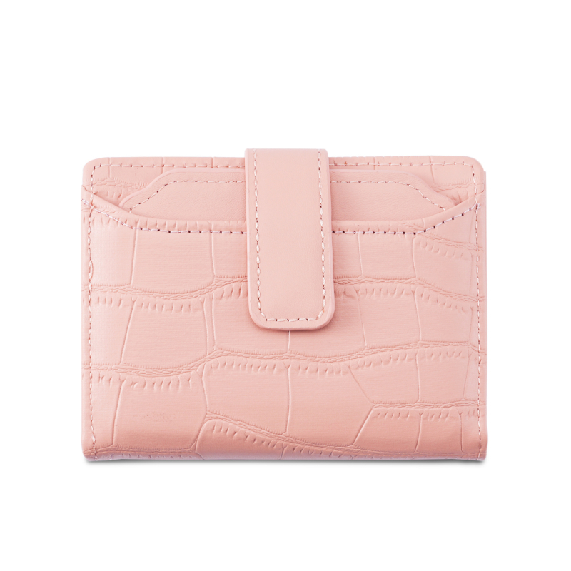 PU kožený peňaženka na karty s skladacím držiakom – vodotesná, ultra ľahká, polyesterová podšívka, leto 2025