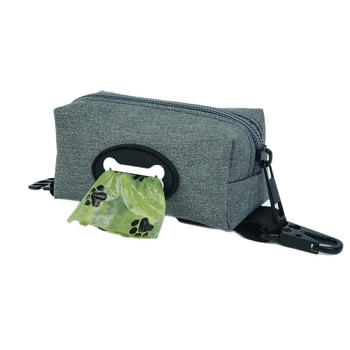 Dispenser na vrecká na psie exkrementy z Oxford materiálu, visací a na páse, prenosný a multifunkčný