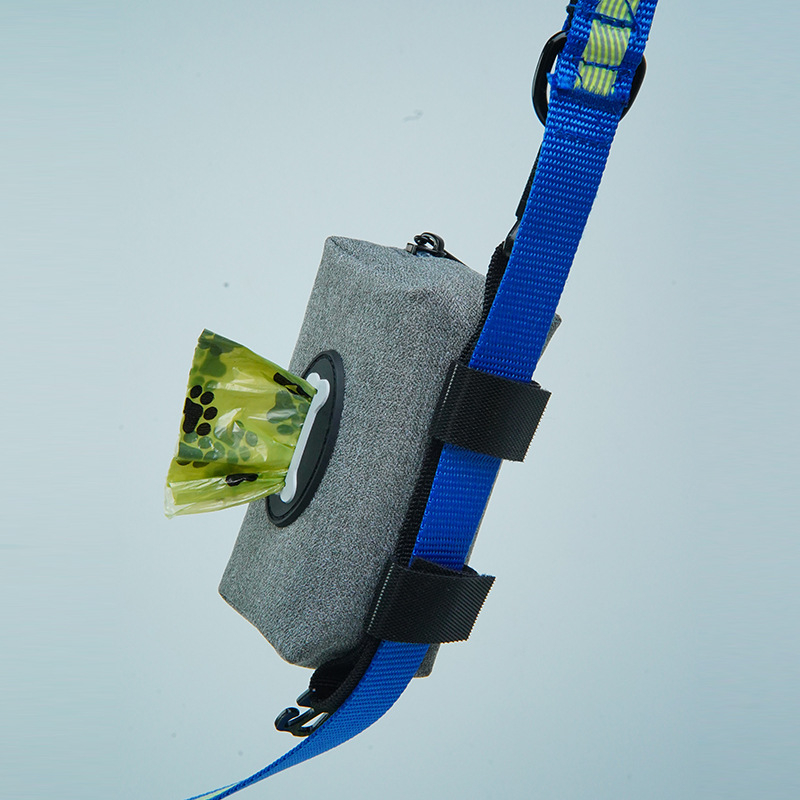 Dispenser na vrecká na psie exkrementy z Oxford materiálu, visací a na páse, prenosný a multifunkčný
