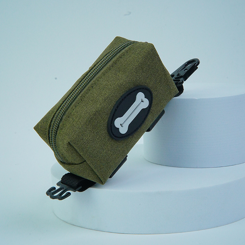 Dispenser na vrecká na psie exkrementy z Oxford materiálu, visací a na páse, prenosný a multifunkčný