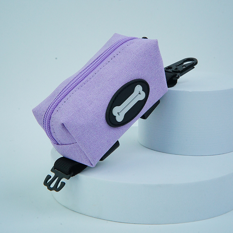 Dispenser na vrecká na psie exkrementy z Oxford materiálu, visací a na páse, prenosný a multifunkčný