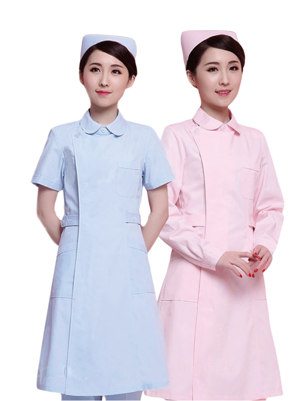 Medicinska uniforma: vršni dio s djelomičnim kopčanjem, okrugli ovratnik, dugi rukavi, zimska uska silueta; pamuk 90–95% za medicinsko osoblje u dentalnim i kozmetičkim klinikama