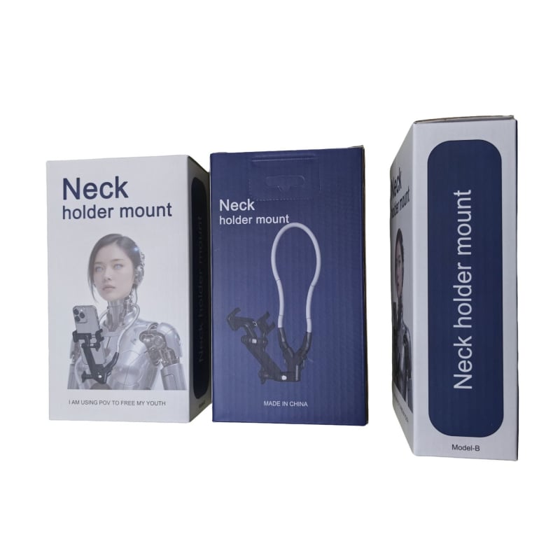 Μαγνητικός κρατήρας για το τηλέφωνο γύρω από τον λαιμό με σταθεροποιητή θώρακα για GoPro και φορητές κάμερες | Μοντέλο abcd, Σιλικόνη+ABS, Εκτύπωση λογότυπου επιτρέπεται, Αδειοδοτημένες ιδιωτικές μάρκες