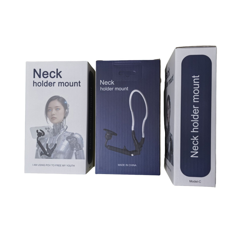 Μαγνητικός κρατήρας για το τηλέφωνο γύρω από τον λαιμό με σταθεροποιητή θώρακα για GoPro και φορητές κάμερες | Μοντέλο abcd, Σιλικόνη+ABS, Εκτύπωση λογότυπου επιτρέπεται, Αδειοδοτημένες ιδιωτικές μάρκες