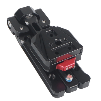 BGNing V-Mount Power Bracket за DSLR камери – Алуминиева сплав, 2–5 кг носимост, База за бързо освобождаване