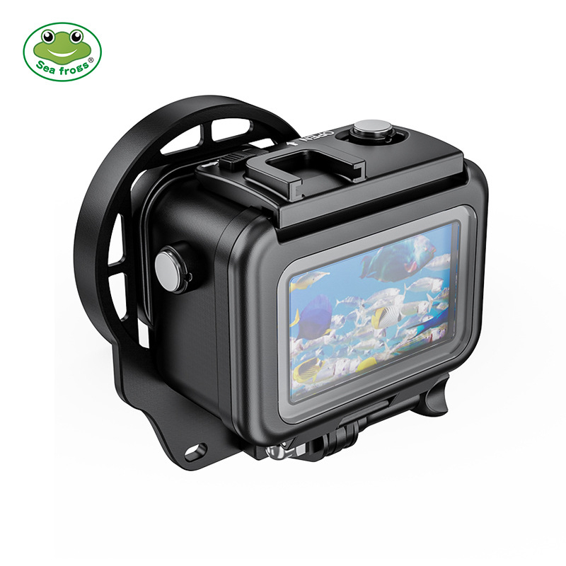 Sea Frogs SF15005 carcasă din aliaj de aluminiu rezistentă la apă pentru Insta360 Ace Pro2 cameră de acțiune