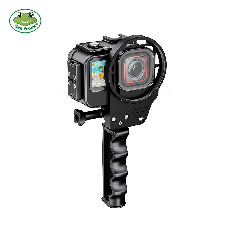 Sea Frogs SF15005 carcasă din aliaj de aluminiu rezistentă la apă pentru Insta360 Ace Pro2 cameră de acțiune