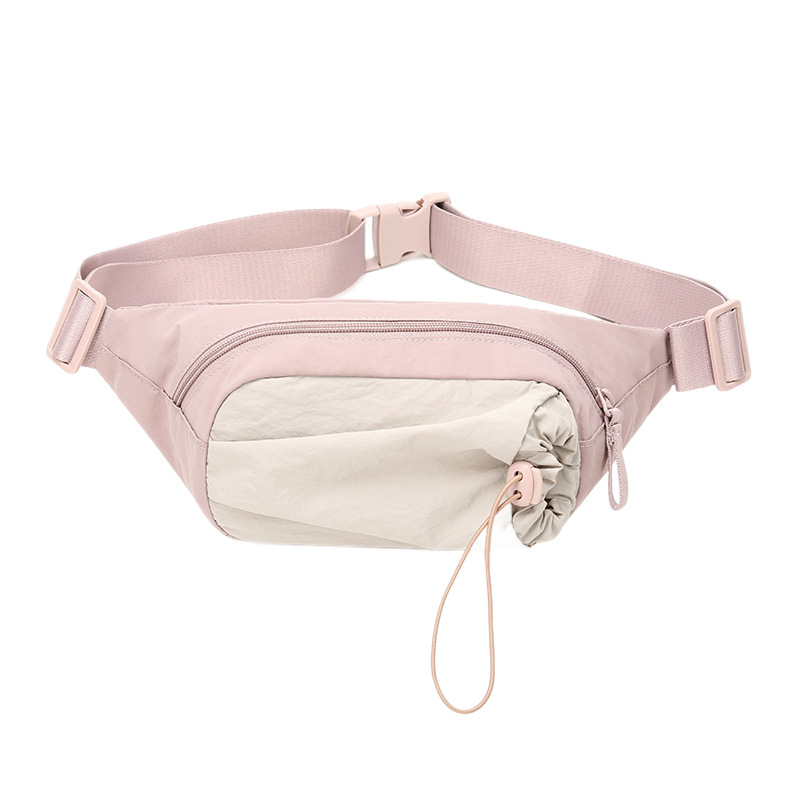 Vászon anyagú válltáska, szabadidős utazási stílus, 2025 nyár, cipzáras zárás, laminált belső zseb