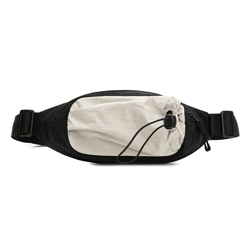 Vászon anyagú válltáska, szabadidős utazási stílus, 2025 nyár, cipzáras zárás, laminált belső zseb