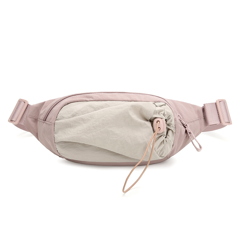 Vászon anyagú válltáska, szabadidős utazási stílus, 2025 nyár, cipzáras zárás, laminált belső zseb