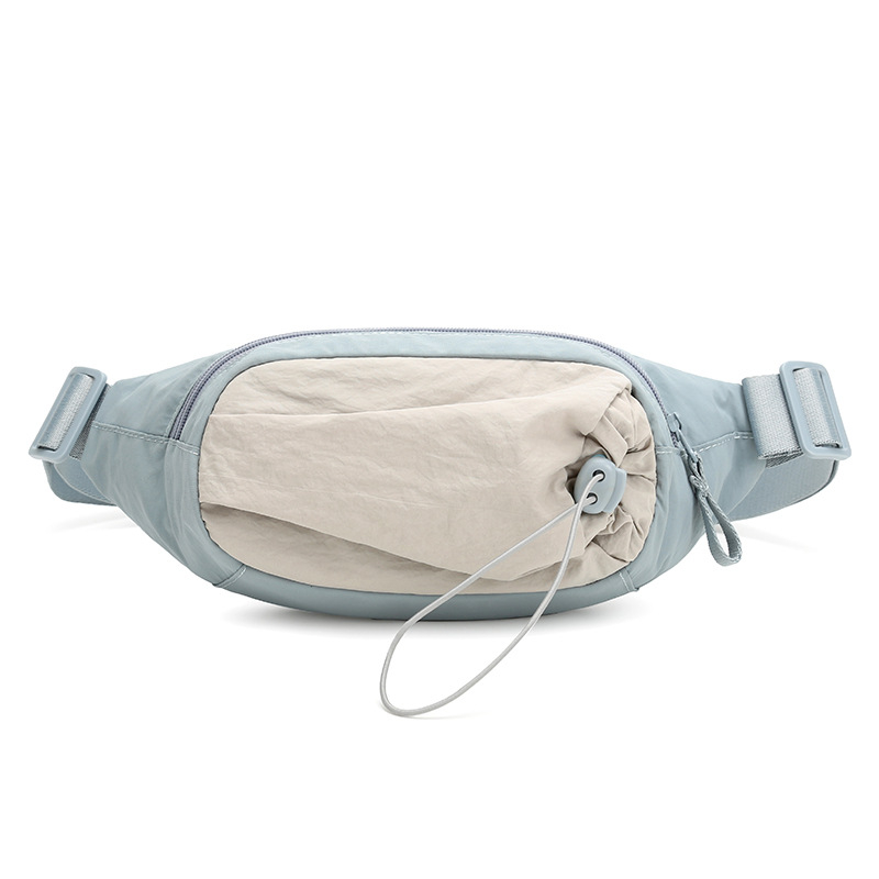 Vászon anyagú válltáska, szabadidős utazási stílus, 2025 nyár, cipzáras zárás, laminált belső zseb