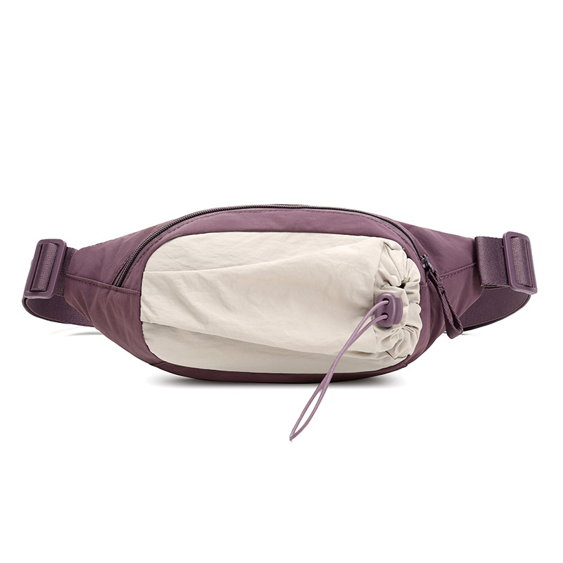 Vászon anyagú válltáska, szabadidős utazási stílus, 2025 nyár, cipzáras zárás, laminált belső zseb