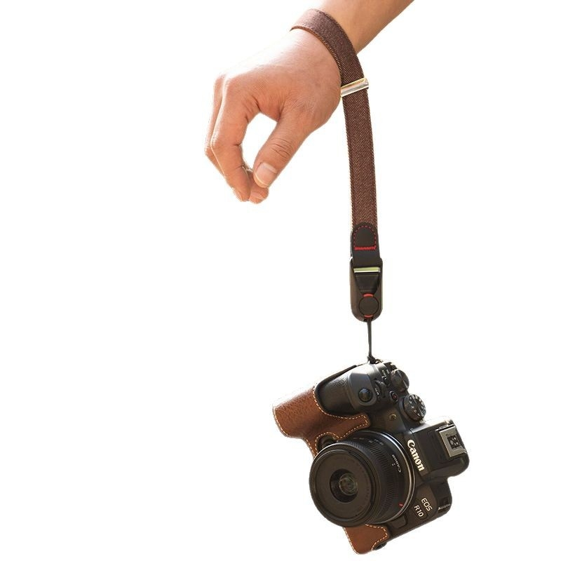 DSLR csuklópánt gyorskioldóval és könnyű beállítással (SLR gépek kompatibilitása; gyors rögzítés; testreszabott minták; 2025-ös kiadás)