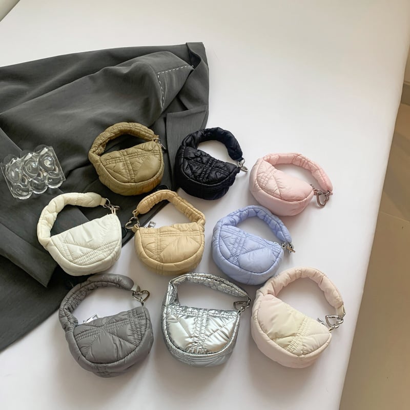 Монетник-портмоне от памук, еднообразен стил, свеж и сладък, дамски