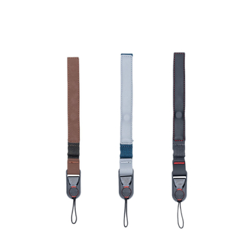 Kameracsukló pánt gyorskioldóval; kompatibilis tükör nélküli és DSLR fényképezőgépekkel; kompatibil Fuji X-T5, Canon R50, Nikon Z30, Sony ZV-E10