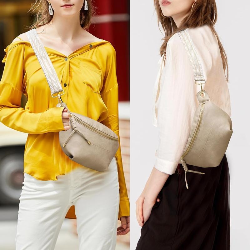 Unisex PU torbica za prsa i struk, crossbody, proljeće 2025, svakodnevna upotreba