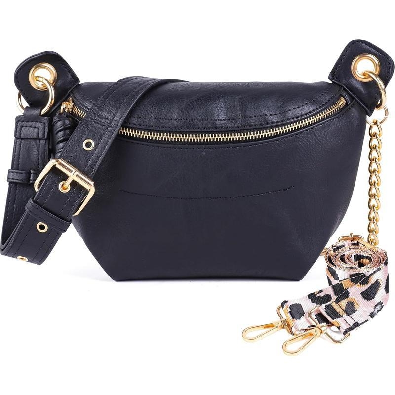 Unisex PU torbica za prsa i struk, crossbody, proljeće 2025, svakodnevna upotreba