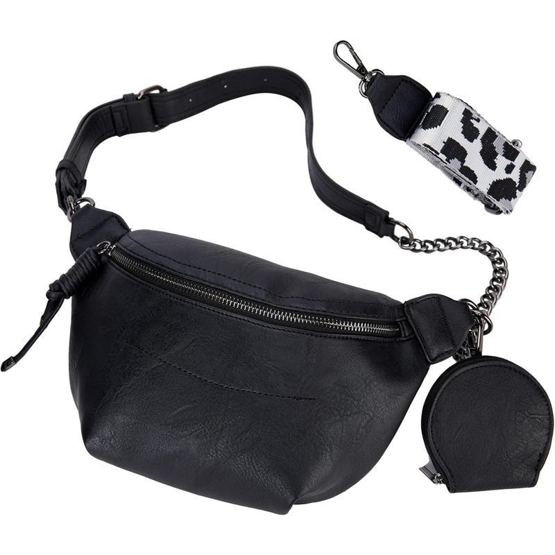 Unisex PU torbica za prsa i struk, crossbody, proljeće 2025, svakodnevna upotreba